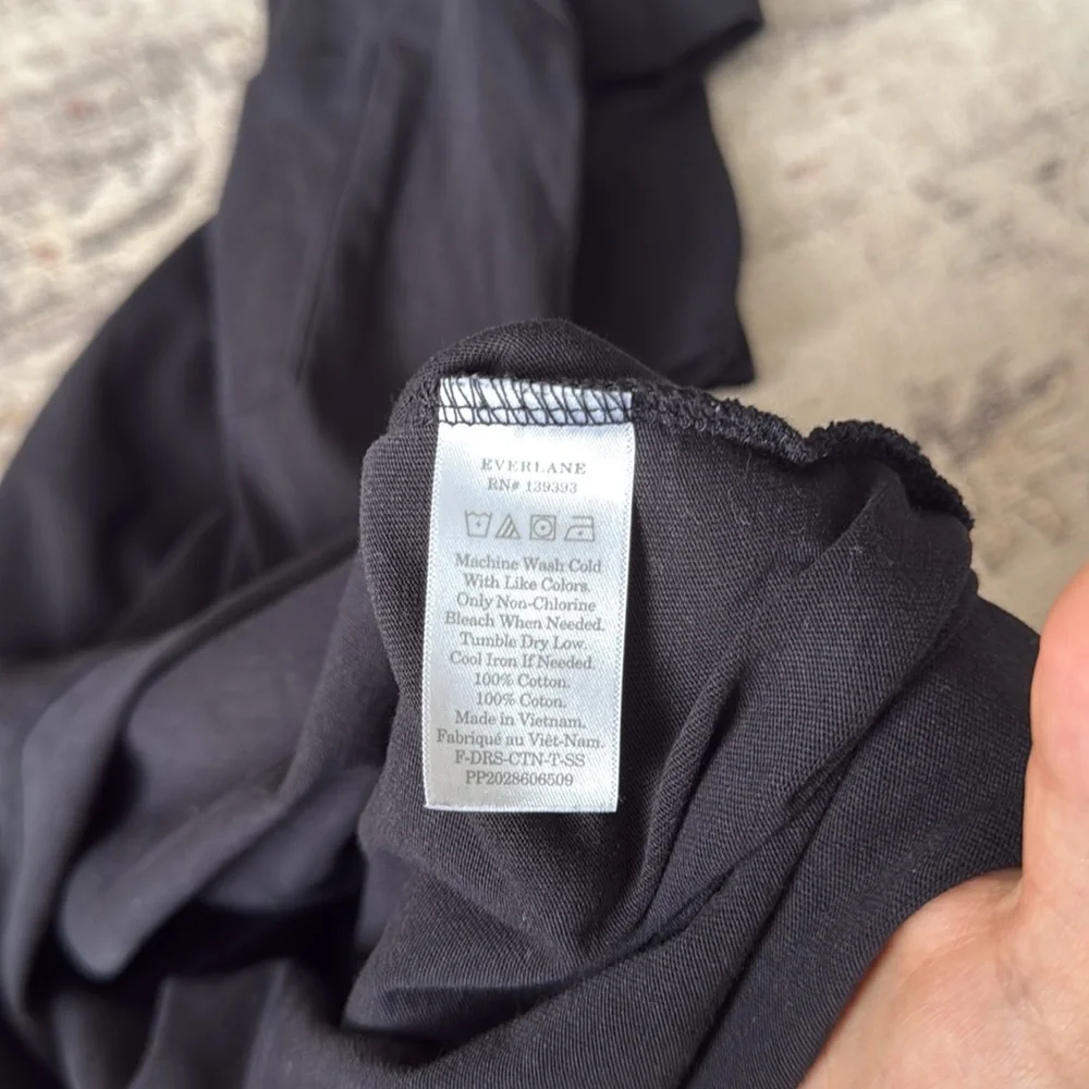 Everlane Black T Shirt Dress
